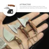 1 Set Mini Hatchet Shaped Pendant Mini Hatchet Ornament Creative Pendant 5