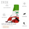 More Design Equatorial Guinea Flag Emblem Bath Towel Quick dry Microfiber Absorbing Soft Water Breathable Beach Swimming 4