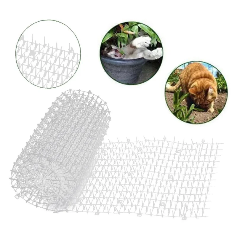 Cat Scat Mat Gardening Cat Scat Mat Repellent Anti-Cat Prickle Strips Spikes Straps Deterrent Keep Cat Dog Away Digging Pet Supplies