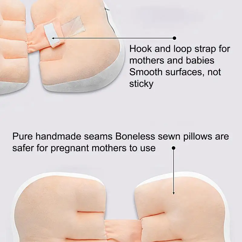 Body Pillow Pregnancy Maternity Side Sleeping Pillow Breathable U Shaped Baby Feeding Aid Supplies for Moms Pregnant Women