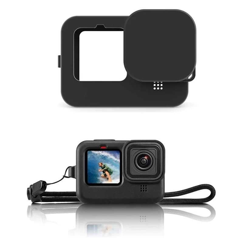 Hero 13/12/11/10 Replacement Side Door Battery Cover Silicone Protective Case for GoPro 13 12 11 10 9 Action Camera Accessories