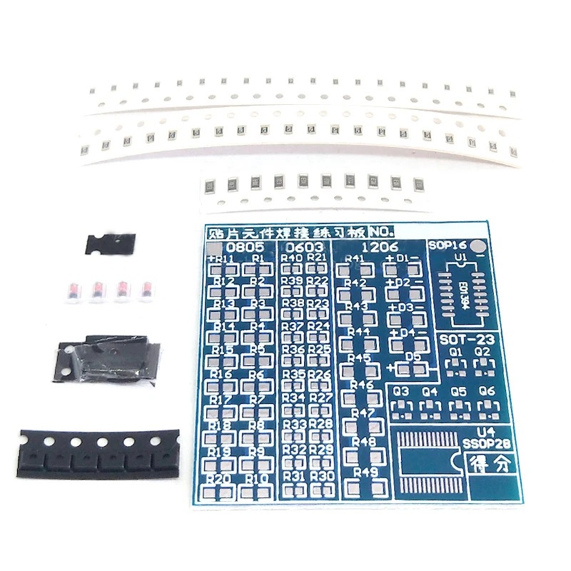 DIY-Circuit-Board-PCB-SMT-SMD-Soldering-Practice-Board-DIY-Kit-Fanny