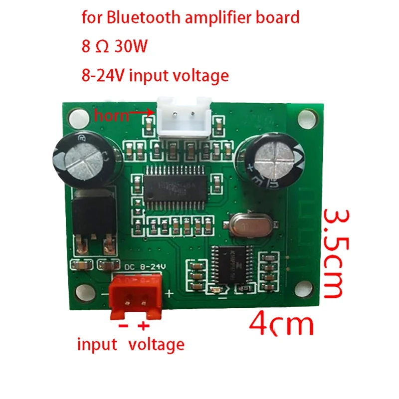 30W Bluetooth Power Amplifier TWS Speaker Sound Module Board Audio Receiver Amplifier Board Easy Install Easy To Use