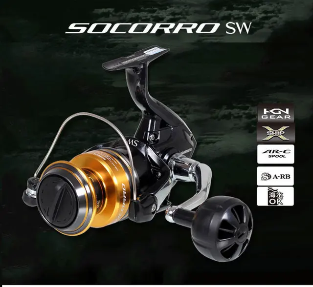 2016 Original SHIMANO SOCORRO SW 5000 6000 8000 10000 Big Sea