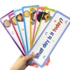 Day of The Week Learning Flashcards English Teaching Aids Kids Homeschool Supplies Educational Posters Classroom Decoration 2