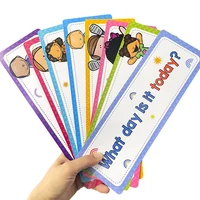 Day of The Week Learning Flashcards English Teaching Aids Kids Homeschool Supplies Educational Posters Classroom Decoration 2