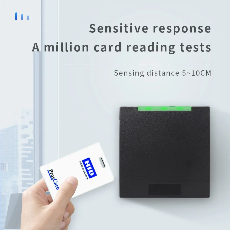 thumbnail image 2 of Wiegand Wg26 Wg34 IP68 Waterproof RFID IC Card Reader Proximity Reader For Access Control System - 30 2 of 12