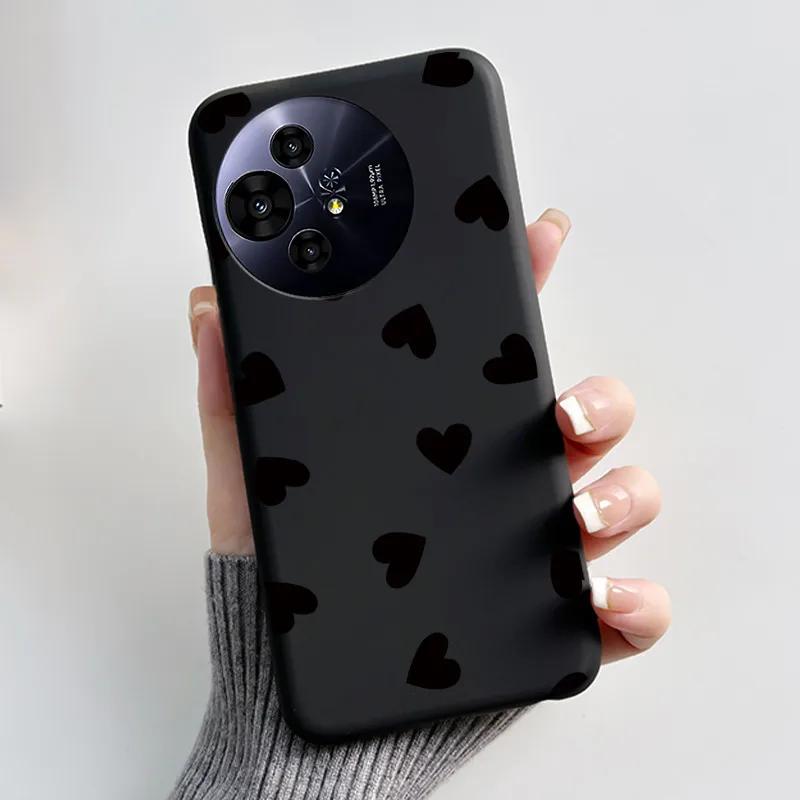 Luxury Cute Love Rabbit Black Soft Silicone Shockproof Phone Case Cover