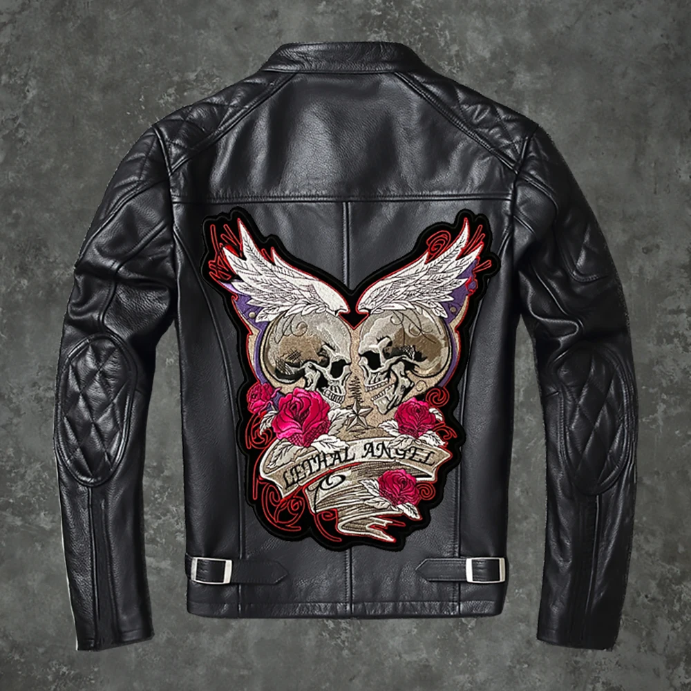 AVANDRESS ♥ Calla Stitch Art Leather Jacket /追跡付 AVANDRESS ♥Stitch Art Leather Jacket/追跡付