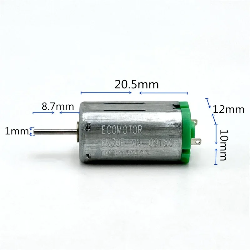 FF-N30VA-09180 Mini 12 мм * 10 мм драгоценный фотоэлемент постоянного тока 3,7 в 3 в 13300 в 6 в об/мин высокоскоростной Электрический двигатель «сделай сам» детали для игрушечного автомобиля