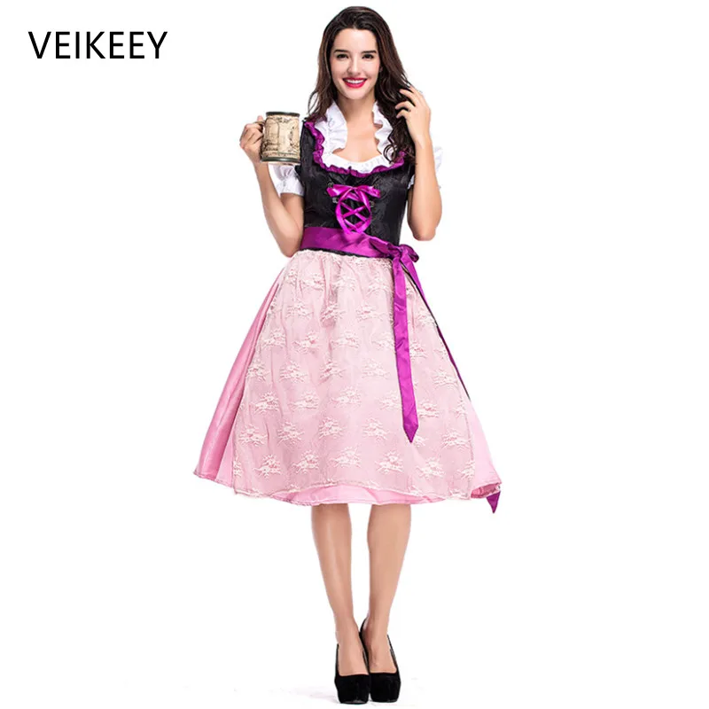 

Баварский Октоберфест Немецкий фестиваль пиво Косплей сексуальный Хэллоуин Взрослый костюм нарядное платье Клубная одежда вечерний костюм