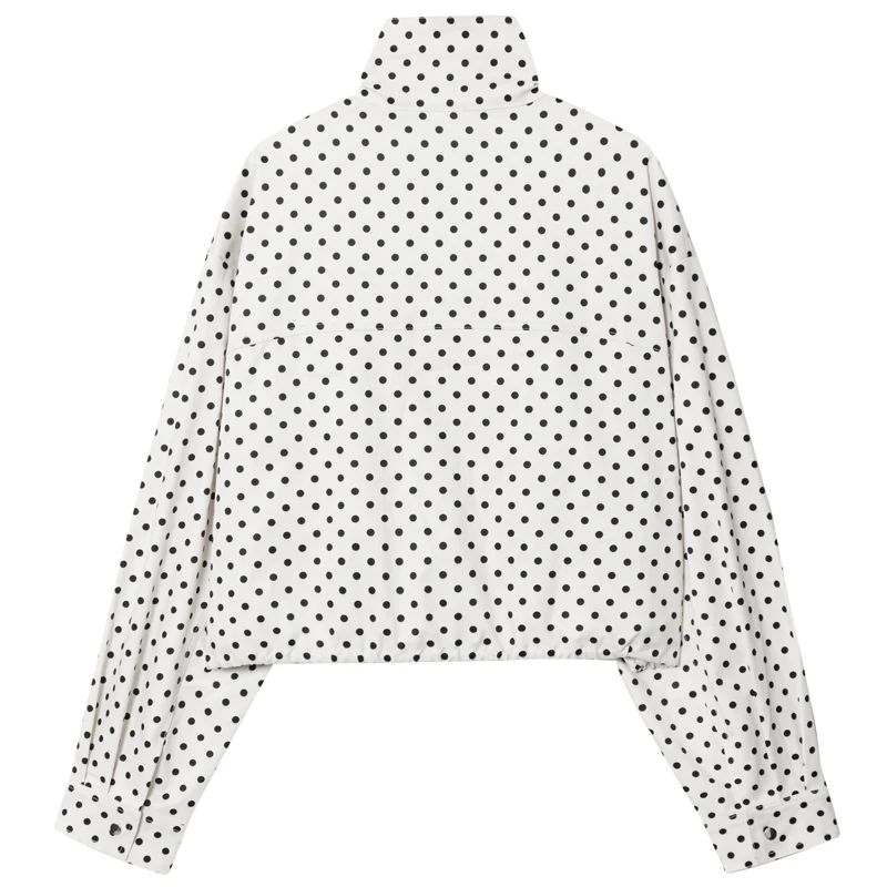 HXAO Polka Dot Bomber Jacket Women'