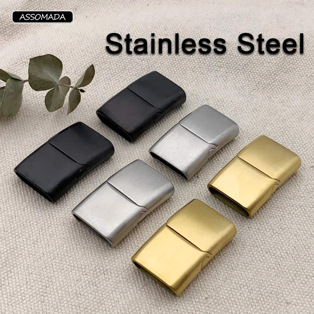 Stainless Steel Closure Jewelry Leather  Stainless Steel Magnetic Closures  - 4x8mm - Aliexpress