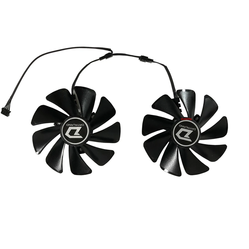 

2Pcs/Set DIY 100MM(95mm) FD10015M12D,GPU Cooler,For Powercolor RX 6600 XT Red Devil,Video Card Cooling,Replace FD10015H12S