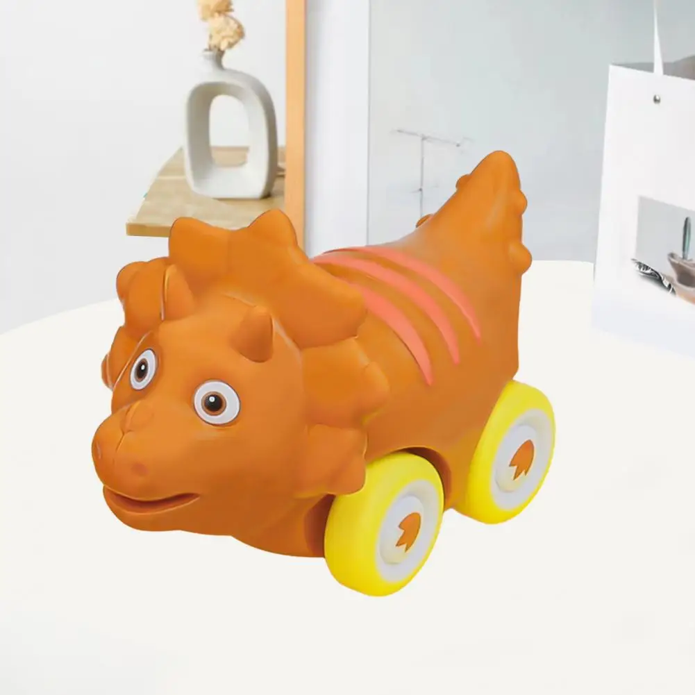 

Dinosaur Pull-back Car Interesting Battery-free Mini Dinosaur Car Toys for Kids Cartoon Dino Figures Vehicle Toy Basket for Kids