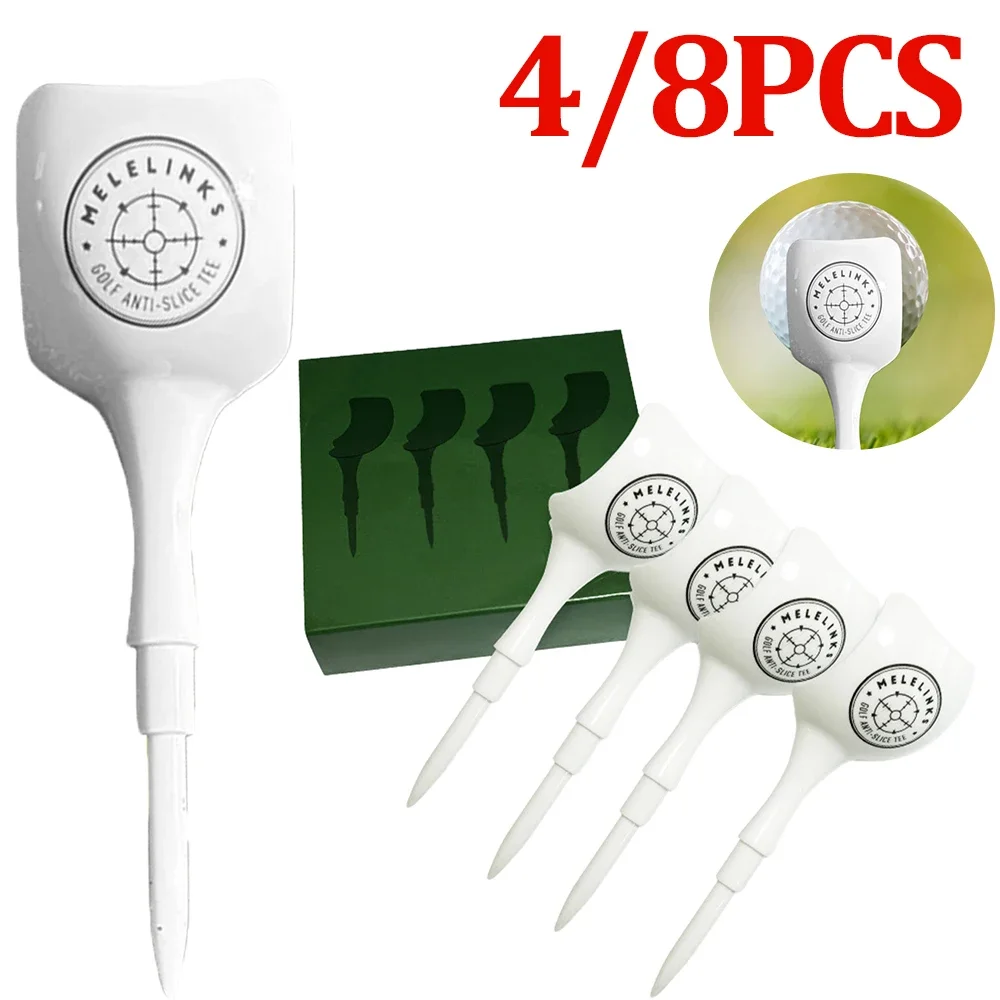 4Pcs Plastic Golf Tees Golf Ball Holder 10cm Golf Training Ball Tee with Target Golf Ball Holder Tees for Golf Sports