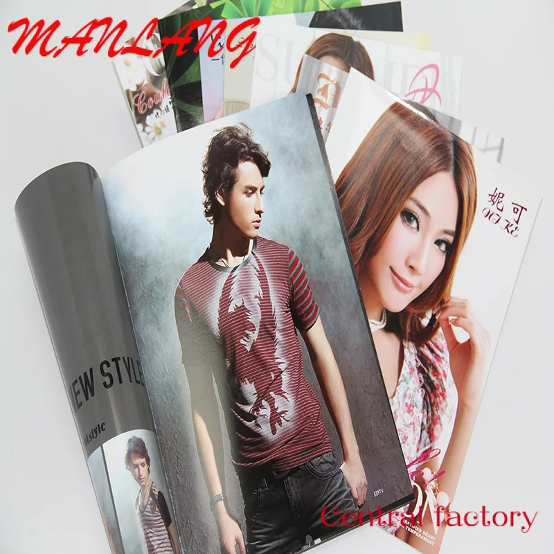 Custom  Factory Custom Magazine Publishing Catalogue Flyer Comic Leaflet Paper Packaging Logo Printing