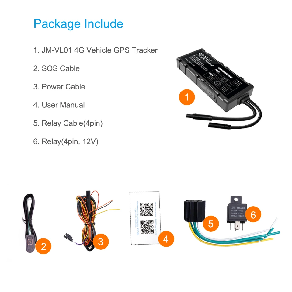 4G GPS Tracker WIFI Hotspot Driving Behavior Waterproof JM-VL01 Car Locator LTE With Oil Cut-Off SOS RS485 APP Antii-thieft GPS gps device GPS Trackers