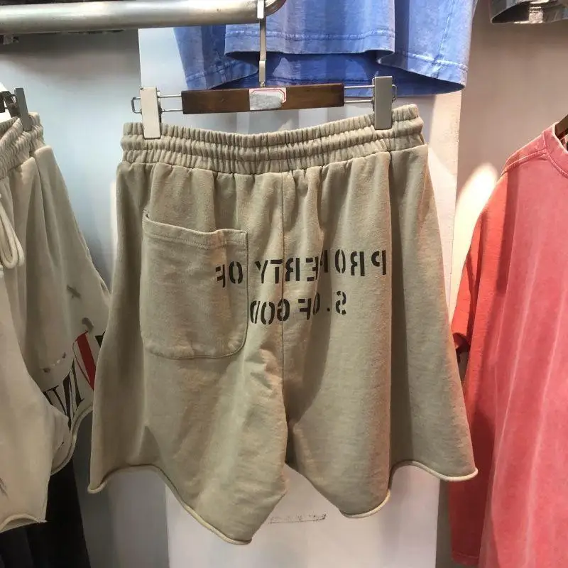 2024 Summer Men Sports Shorts Fitness Basketball Beach Pants Mesh Breathable Bodybuilding Gym Training Shorts Men's Sweatpants