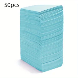 50pcs Disposable Waterproof Tattoo and Dental Clean Pads (Blue)