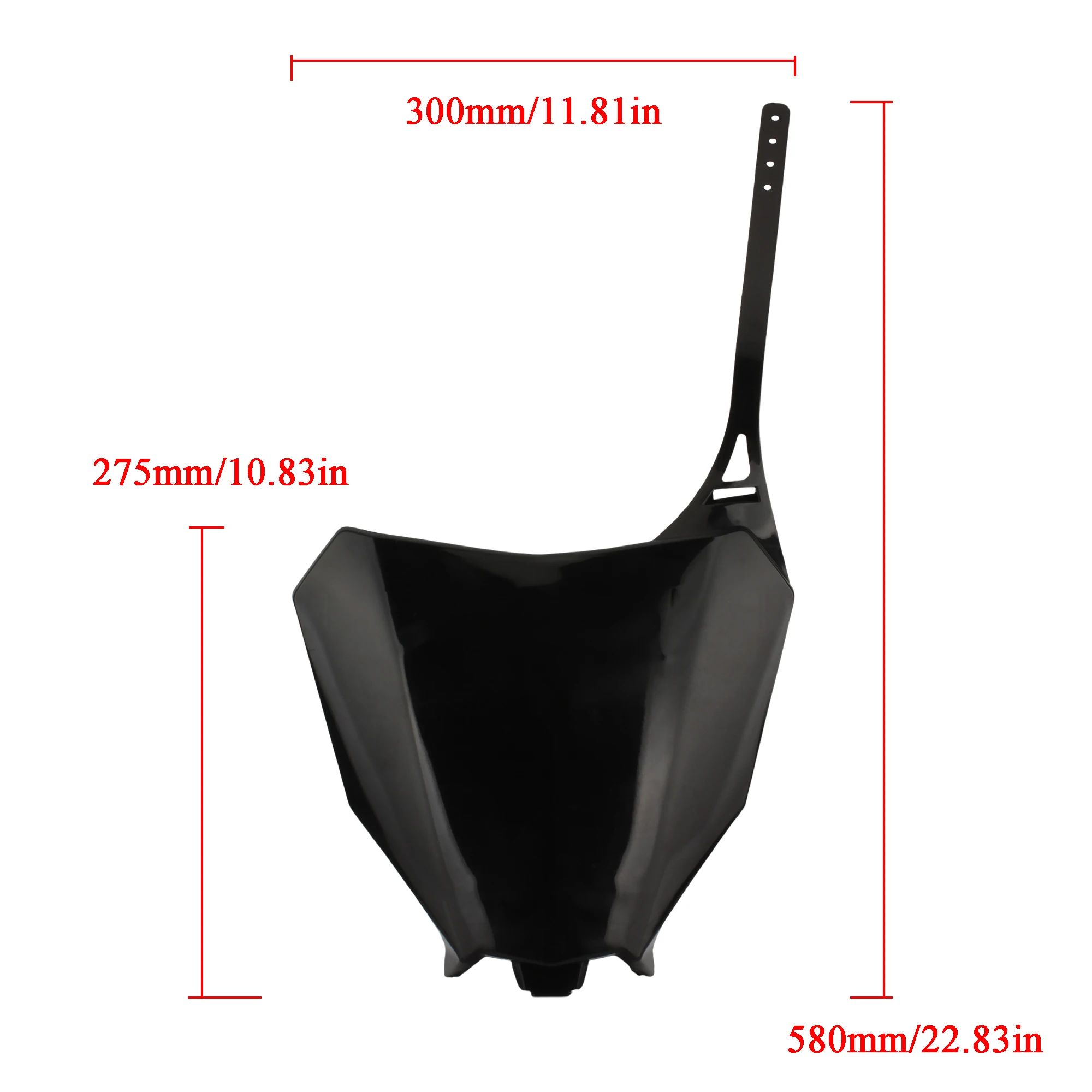 Moto Accessories Motorcycle Motocross Front Number Plate Fairing Mask For Honda CRF250R CRF250RX CRF450R CRF450RX license plate holder,motorcycle license plate holder