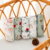 Kangobaby #My Soft Life# New Premier Bamboo Cotton Baby Muslin Swaddle Blanket Newborn Wrap Infant Bath Towel 120x110cm 1