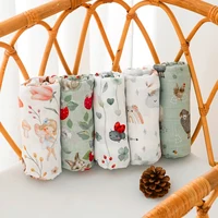 Kangobaby #My Soft Life# New Premier Bamboo Cotton Baby Muslin Swaddle Blanket Newborn Wrap Infant Bath Towel 120x110cm 1