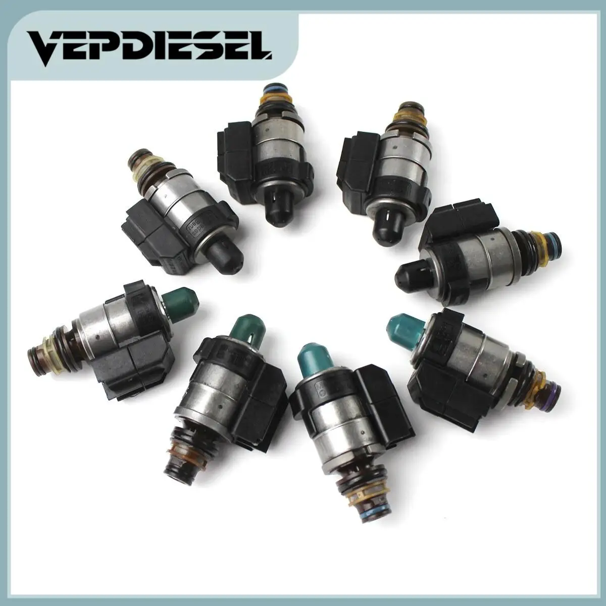 

8x 722.9 Refurbished Solenoids Set For Mercedes Benz W221 S300 S350 S500 S550 S600 7 Speed Automatic Transmission 2202771098