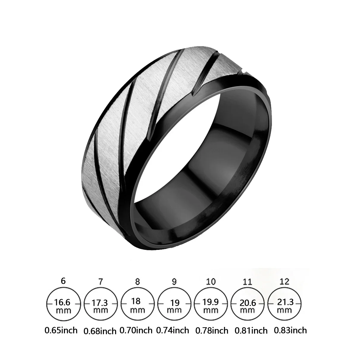 Fashionable wave pattern rings for party and daily wear in durable steel.