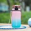 500ml/650ml Gradient Sports Water Bottle with Time Marker - Leak-Proof, Durable PC Material for Cycling, Running & Fitness 5