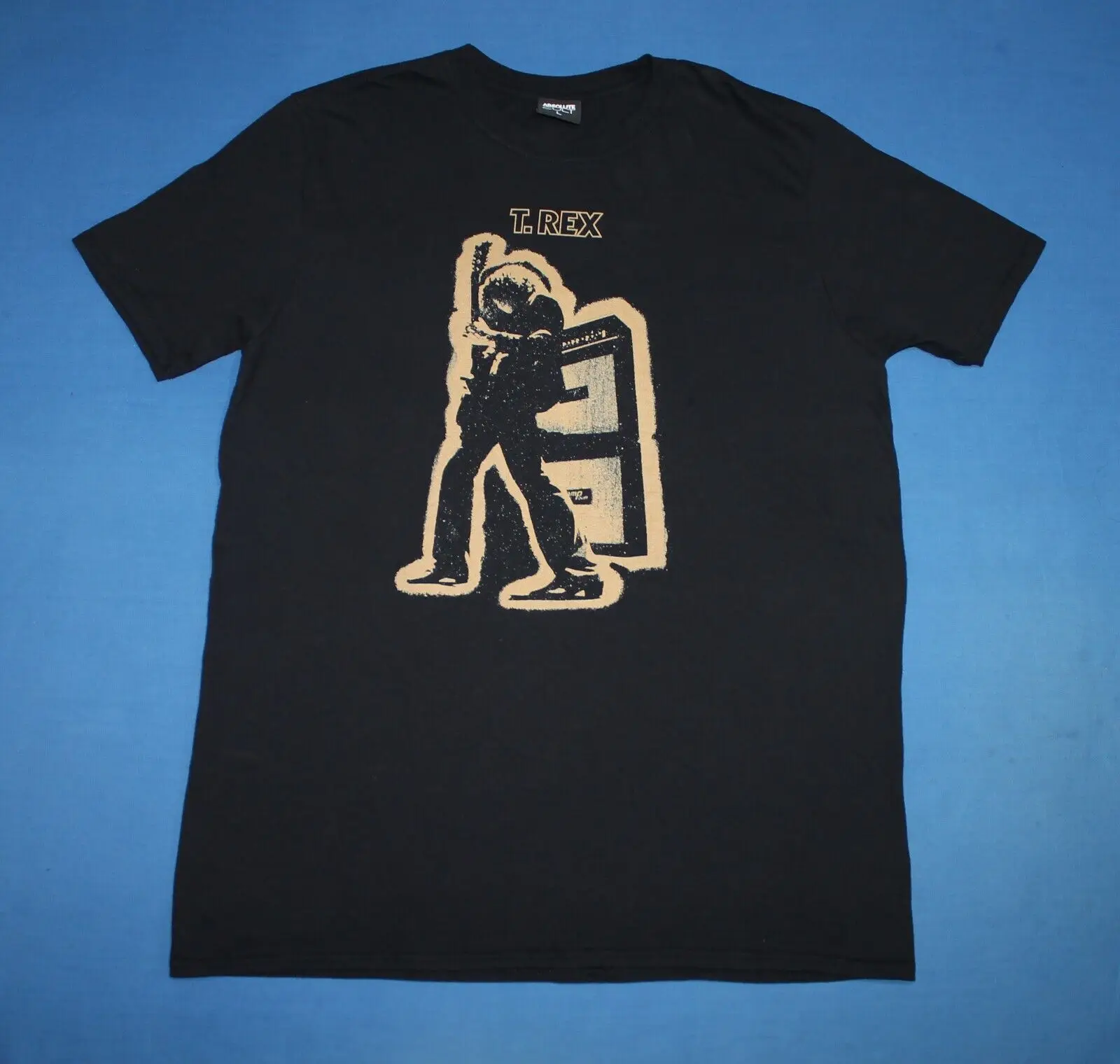 Absolute Cult Rex Shirt Glam Rock Black Uomo L Maniche Lunghe O Corte