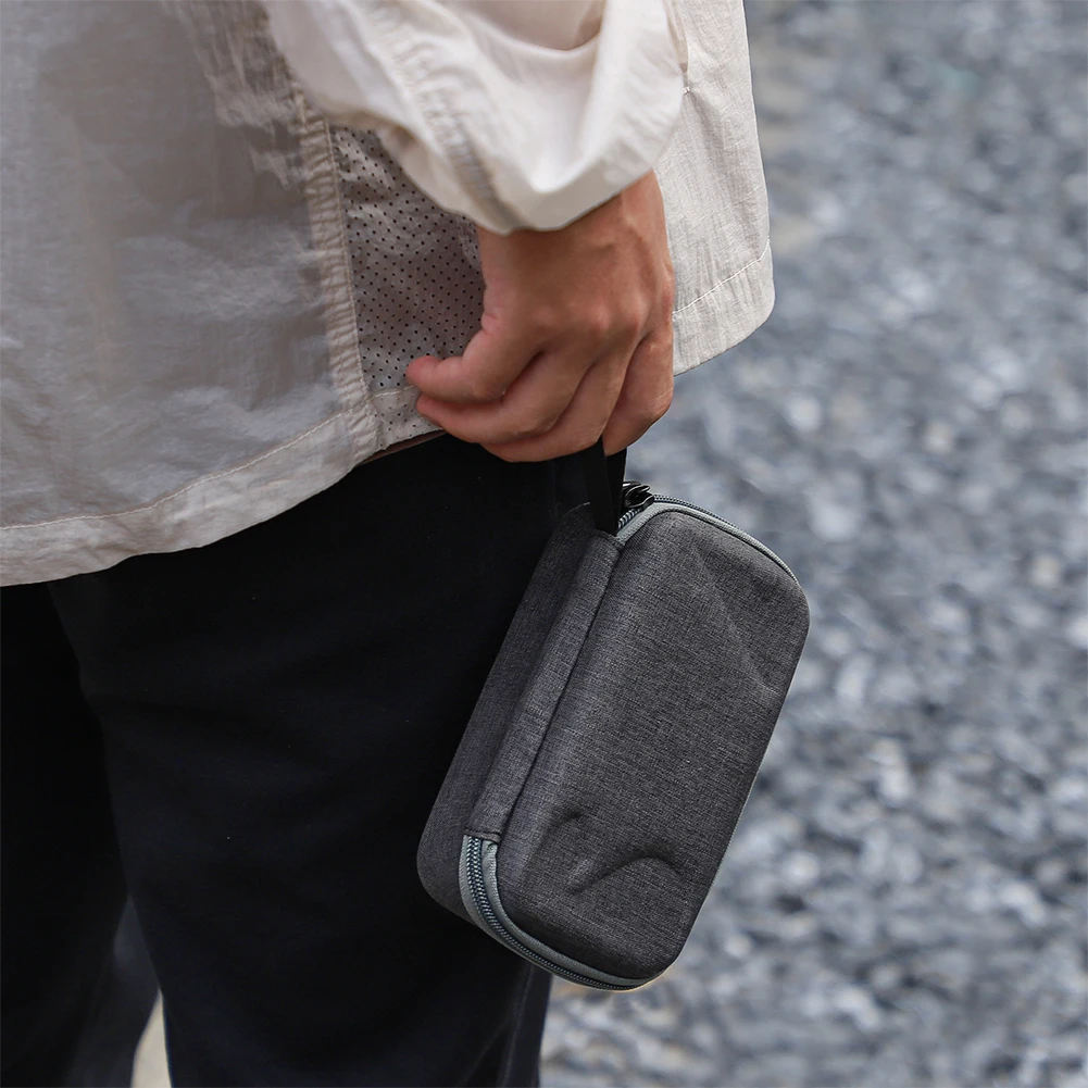 Portable Fabric Storage Bag With Carabiner Carrying Case Protective Case Travel Case For Insta360 Ace Pro 2/Pro/Action Camera