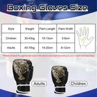 Adults Boxing Gloves Breathable PU Leather Fighting Gloves Kids Boxing Training Kickboxing Gloves for Gym Indoor Outdoor Sport