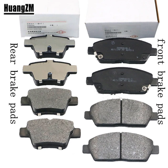 Rear brake pads for DFM Dongfeng A30 AX3 AX4 Friction block 4 pieces/set -  AliExpress