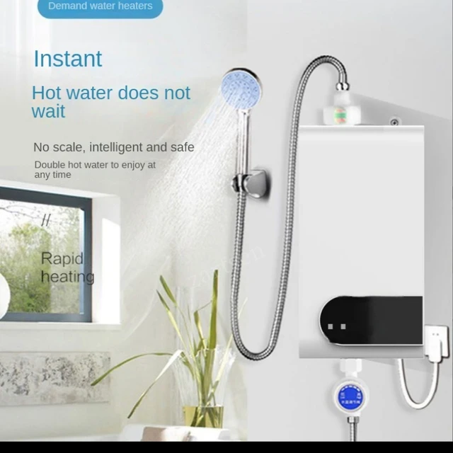 Instant Water Heater 220V 4500W Portable Electric Heaters for Bathroom Hot Water  Shower and Home Kitchen Heating - AliExpress
