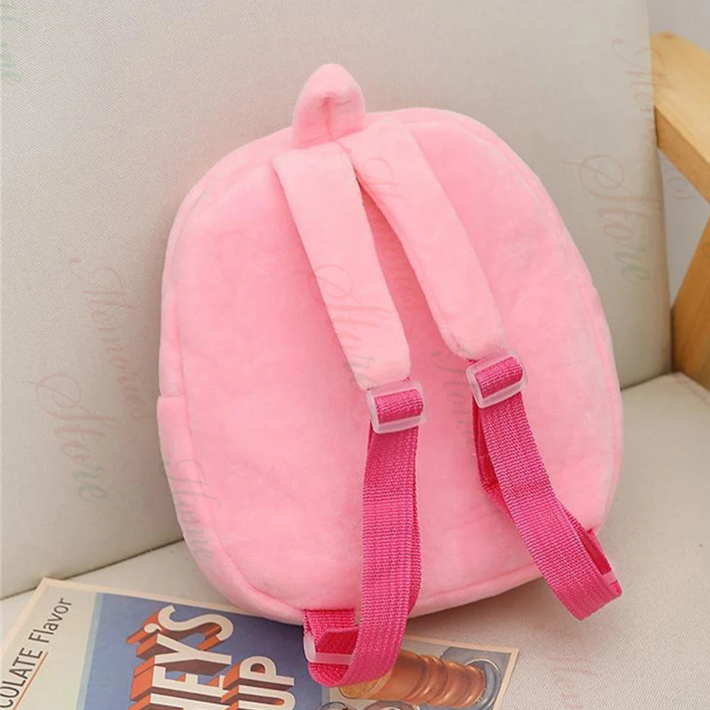 Pink Baby Backpack Personalized Name 1-6 Years Old Kindergarten Small Cartoon Rabbit Bag  Little Girls Outdoor Snack Backpacks
