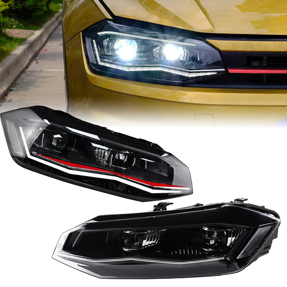 Headlights For Car Vw Polo 20192020 Drl Daytime Running Lights Head