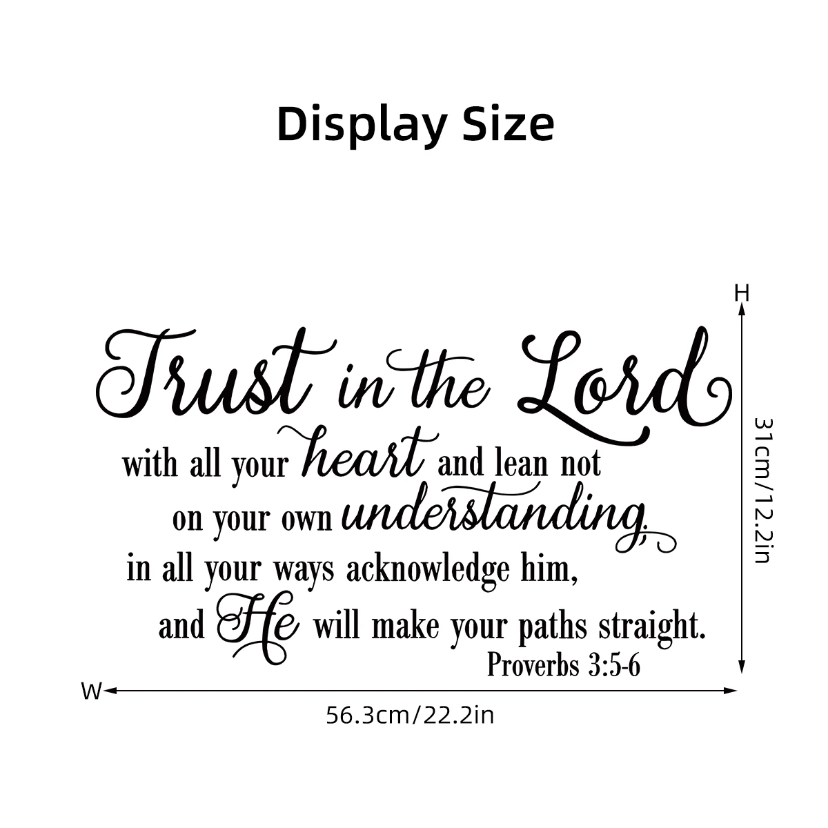 Trust In Lord Wall Decal 6