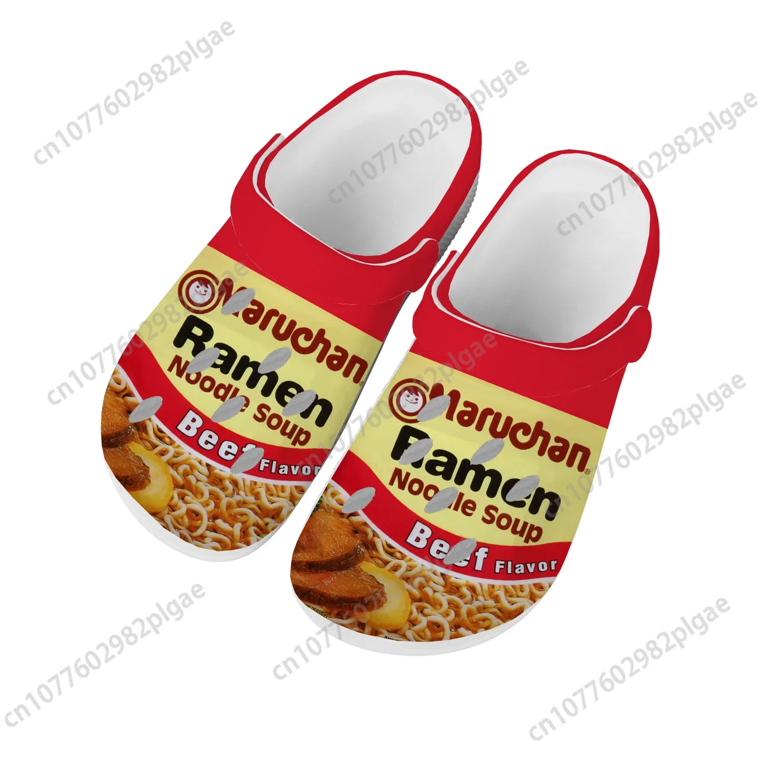 Funny Maruchan Ramen Noodles 3D Print Men Women Clogs Slippers Kid Shoes EVA Ligtweight Sandals Summer Beach Outdoor-1