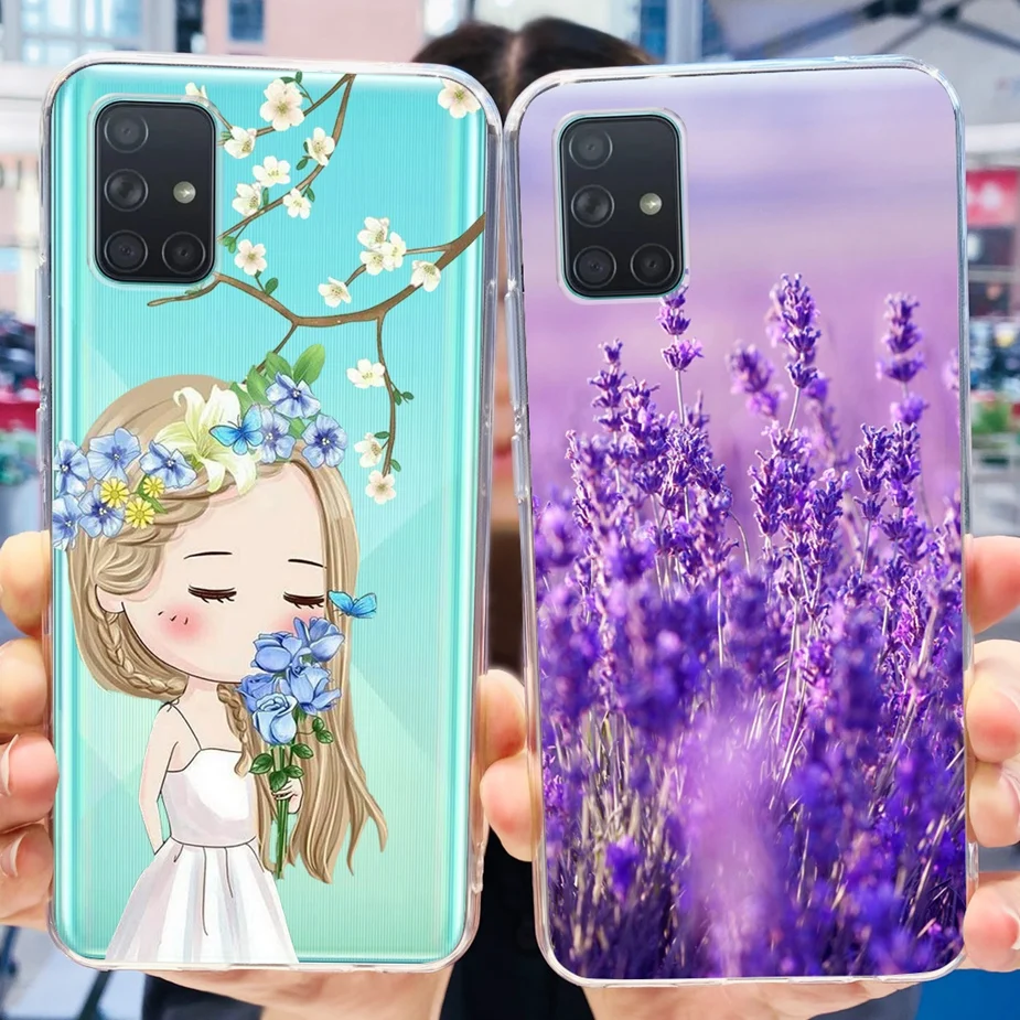Stylish Painted Soft Silicone Phone Case with Bumper