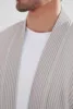 Miyake Fold 2024 Spring New Half Sleeve Suit Daopao Loose Large Size Short Sleeve Logo Coat 5