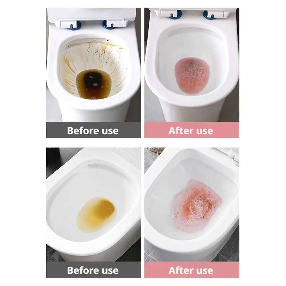 1/5Pcs Automatic Toilet Cleaning Effervescent Tablet Toilet Cleaner Deodorant Remover Urine Stain Dirt Home Batnroom Cleaning