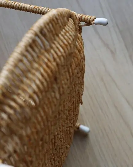 Rattan Imitation Woven Fruit Storage Tray, Dried Fruit Tray, Candy Snack Rack, European-Style, Dry Fruit Bowl, Afternoon Saucer 4
