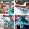 2024 Summer Automatic Electric UMP45 Submachine Water Gun Fights Toy Water Outdoor Beach Swimming Pool Toys Adult Kids 6