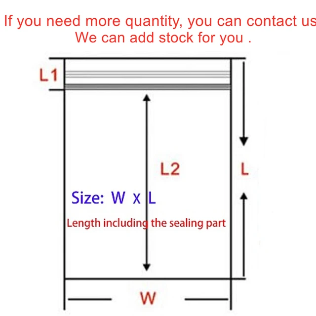 100 Baggies W 4X6 H Small Reclosable Seal Clear Plastic Poly Bag