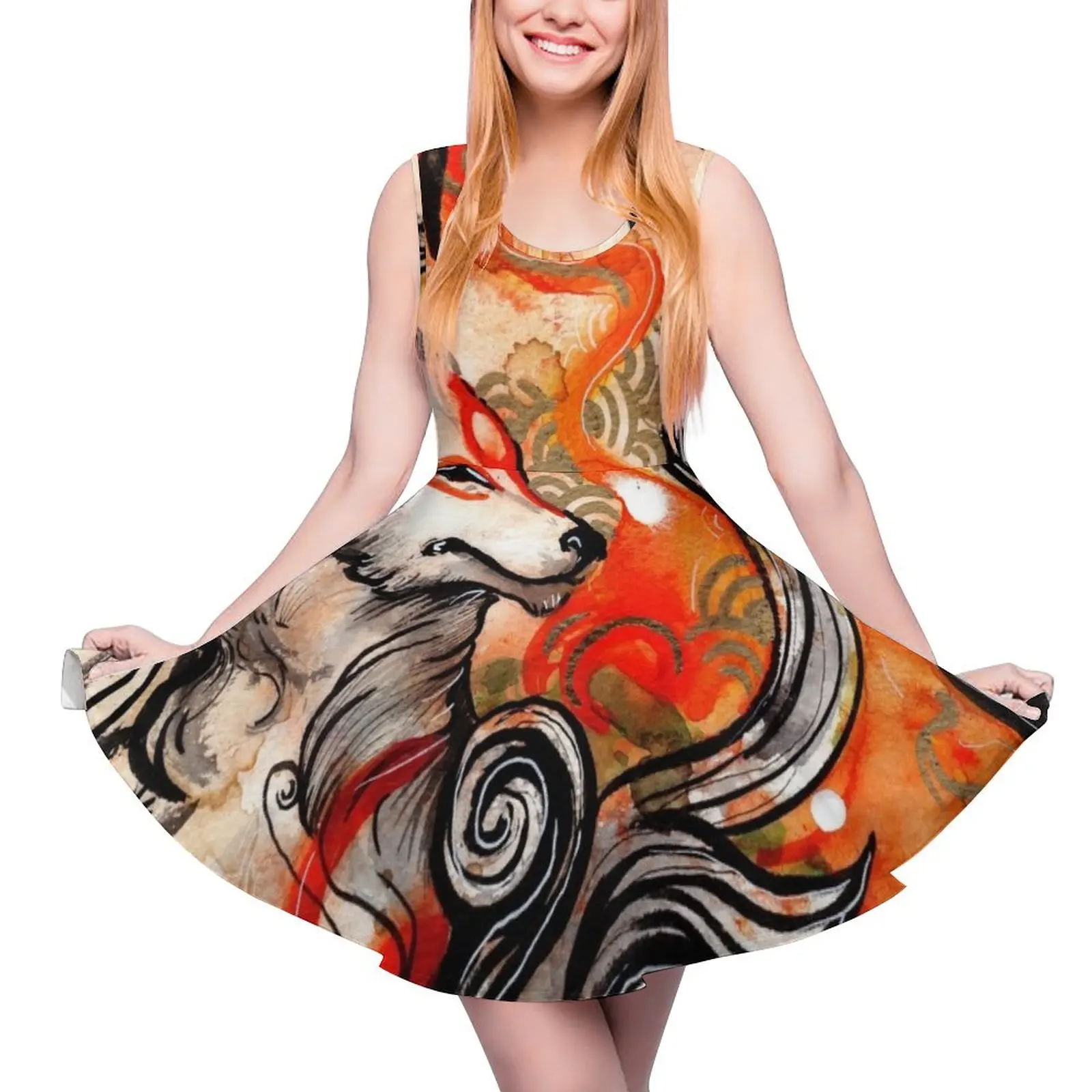 Okami Amaterasu Sleeveless Dress dresses for prom Dresses gala womens clothing trend 2024