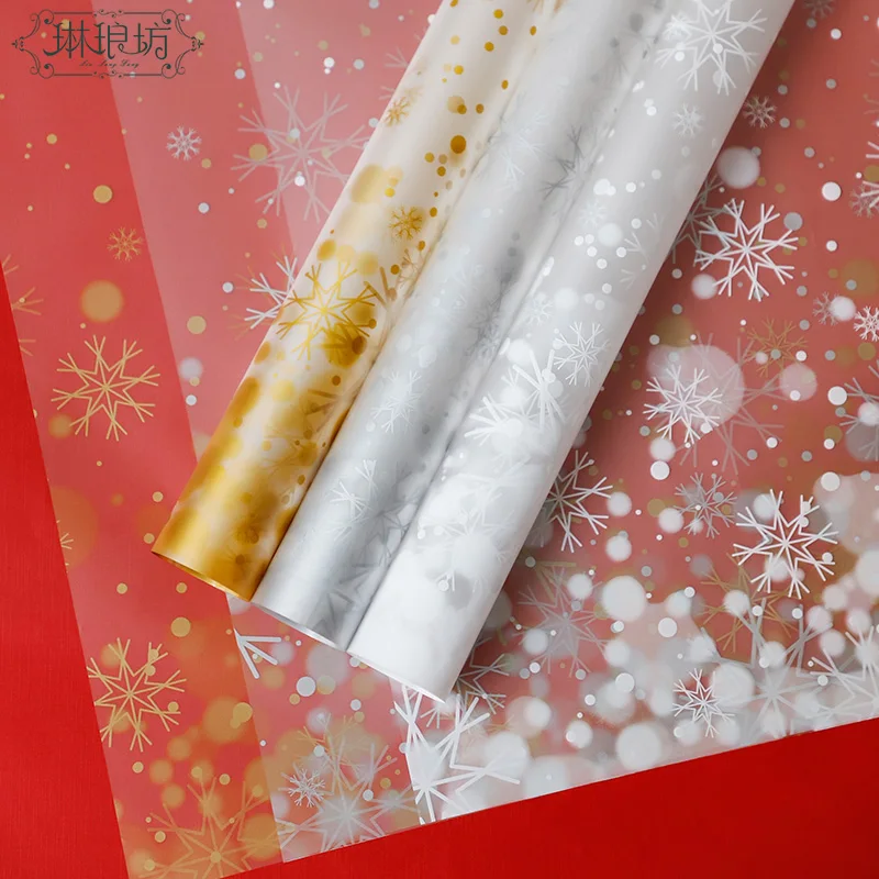 

Рождественская Новинка бумажные цветы в подарок искусственная бумага Снежинка Золотой Серебряный художественный дизайн оберточная бумага для цветов