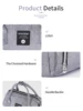 INSULAR Infant Nappy Backpack Mummy Shoulders Package Toddler Diaper Bags Baby Multi-functional Travel Packet Waterproof Outdoor 4