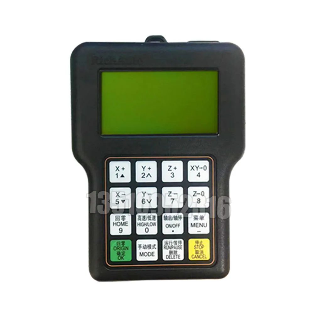 새로운 원래 Richauto A19-double 스핀들 선반 Cnc Dsp 컨트롤러 A19s 조각 기계 모션 제어 시스템 영어 버전