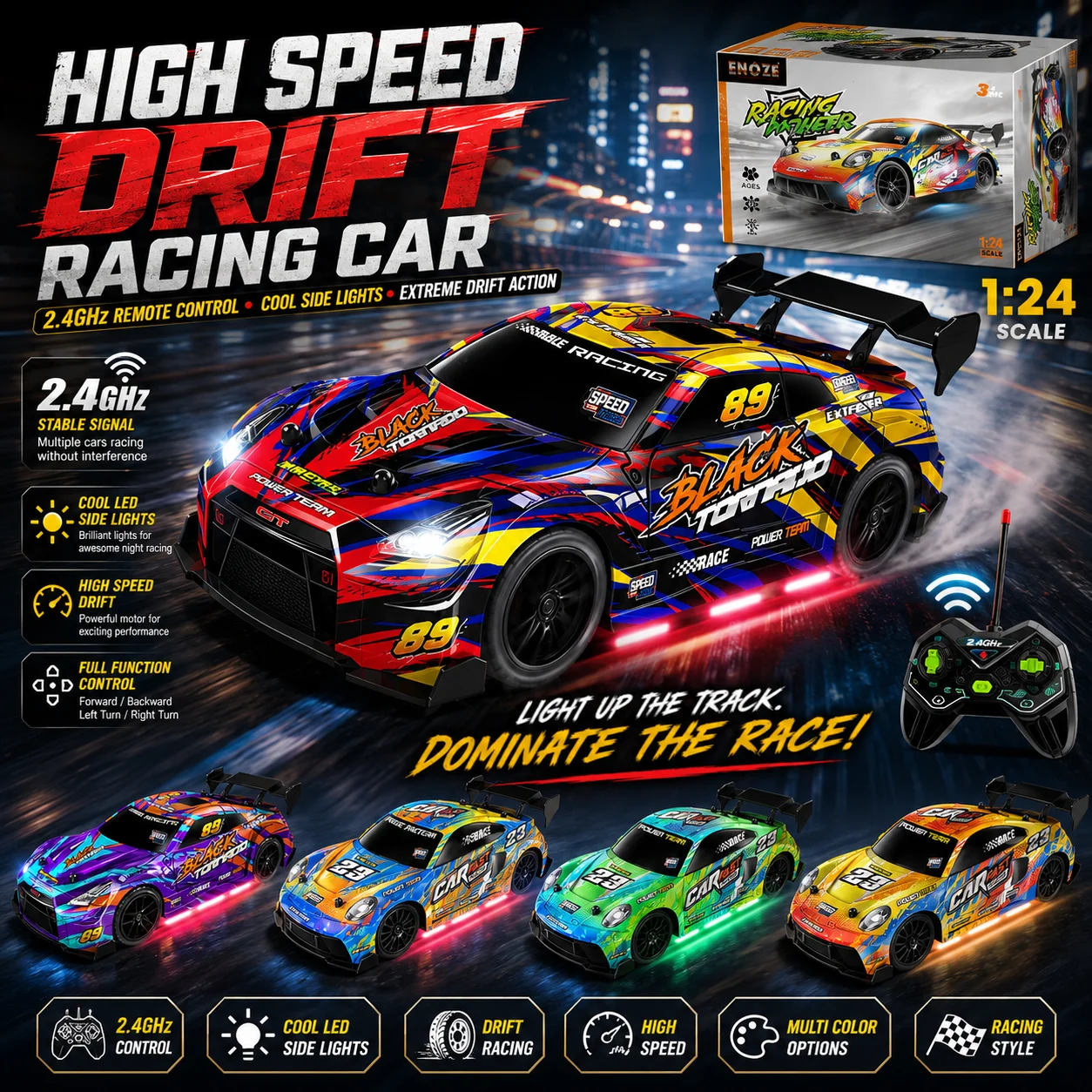 RC auto 27MHz alebo 2.4GHz - 4-kolesový pohon do terénu